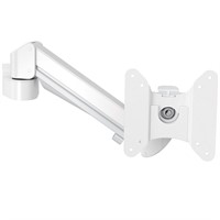 Elevate Monitor Arm 55 - 3-8 kg, gas spring, rail mounted, white